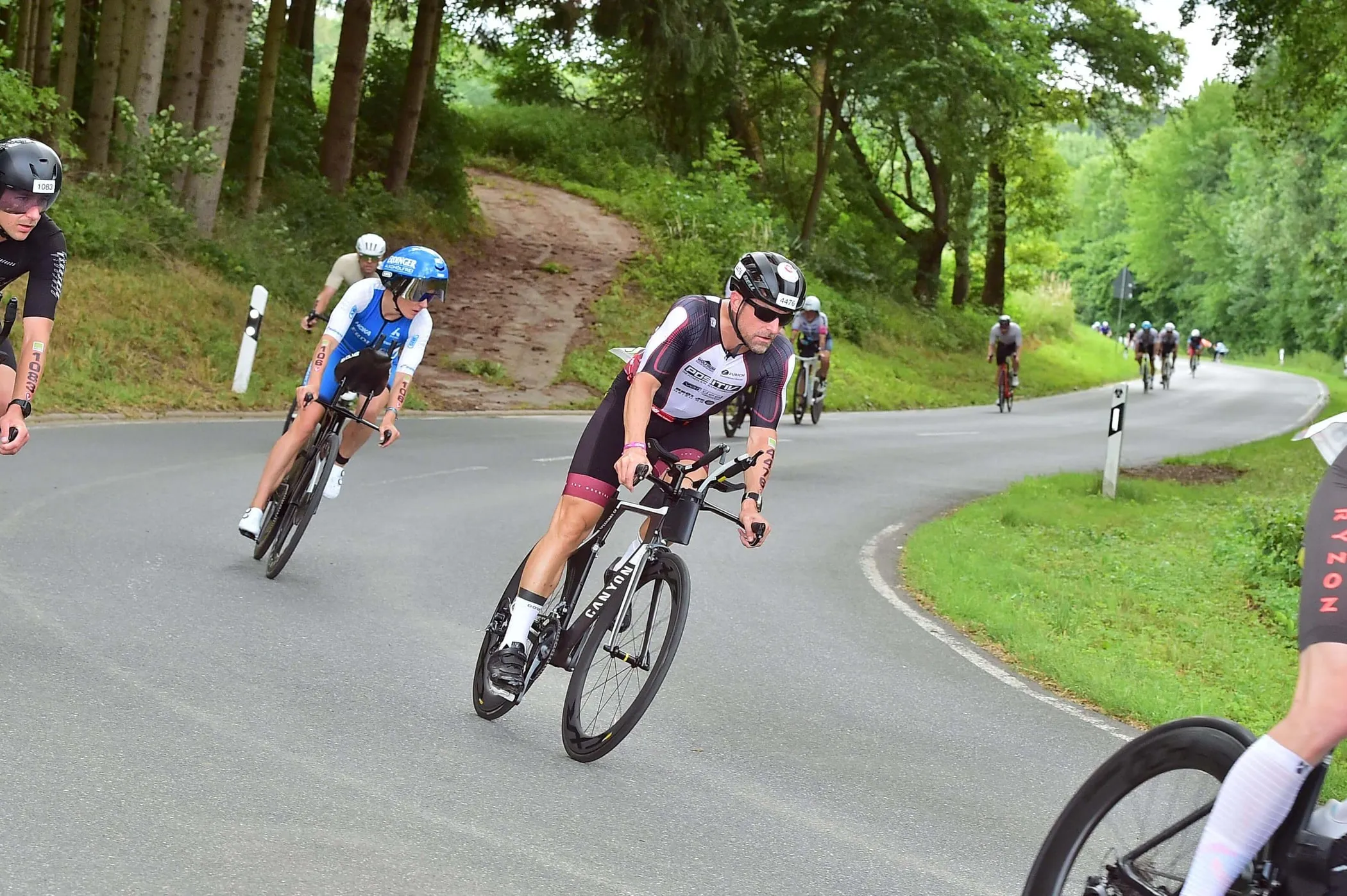 Tobias Kratzer auf der Radstrecke des DATEV Challenge Roth.